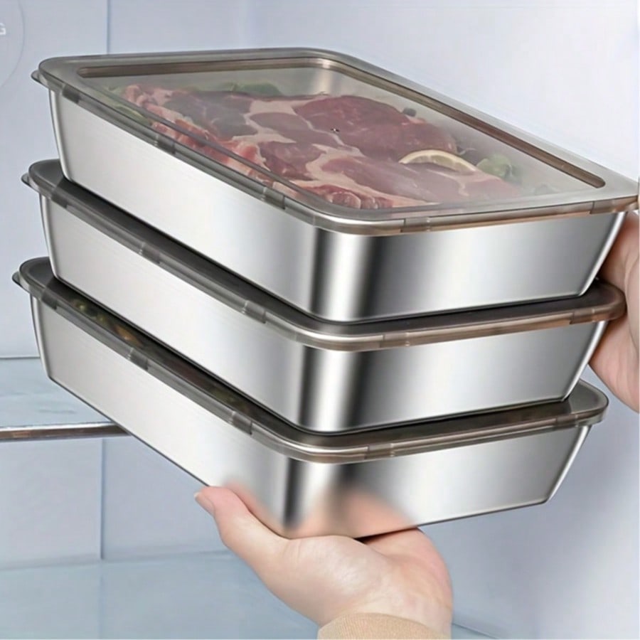 Meal Prep Container - 6 Parça (3 Kutu + 3