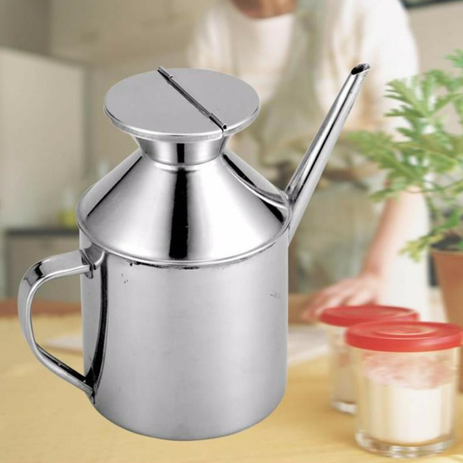 Herb Keeper Bottle - Paslanmaz Çelik Yağ Kutusu Çok Amaçlı