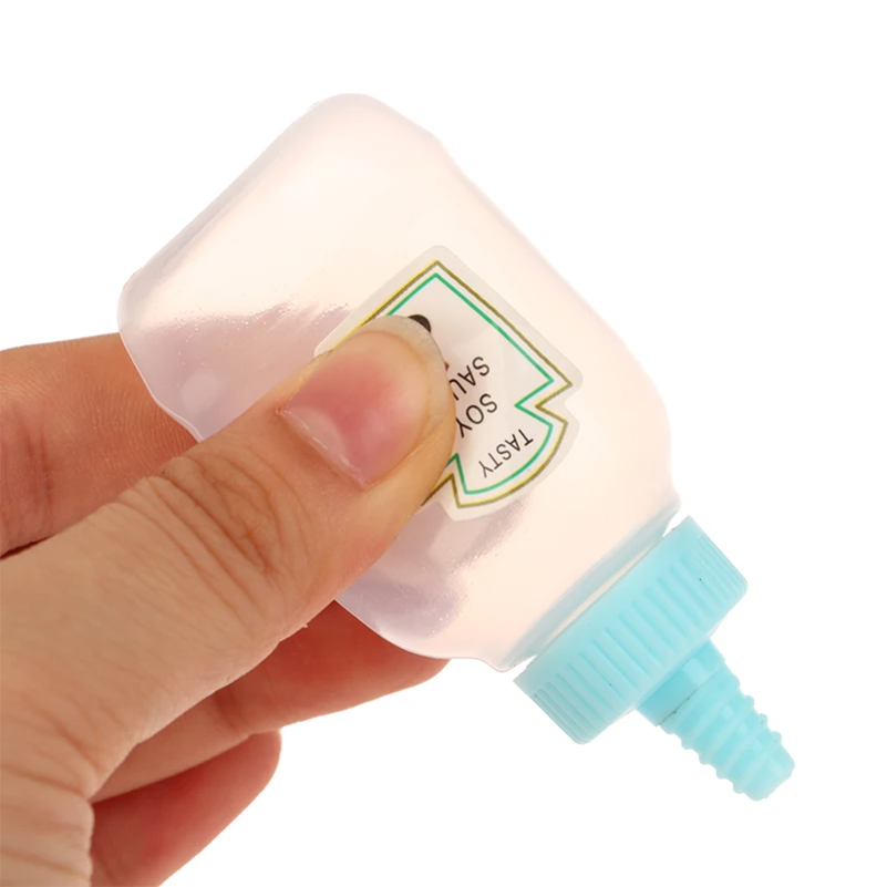 Herb Keeper Bottle - 4 adet/takım Mini Sos Şişesi Ketçap