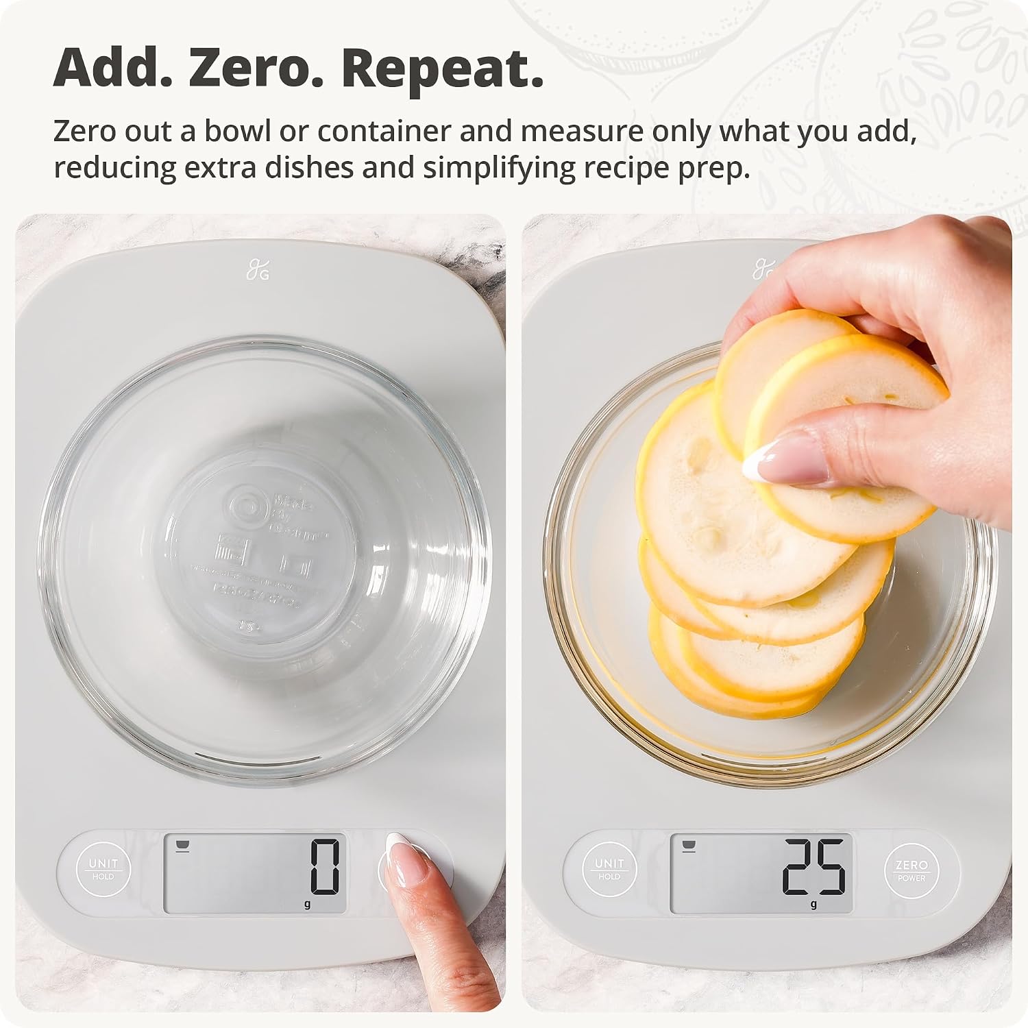 Portion Scale Digital - 2026 Yeni Gıda Terazisi, İnce ve