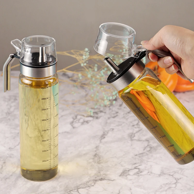 Herb Keeper Bottle - 304 Paslanmaz Çelik Saplı Baharatlık Cam