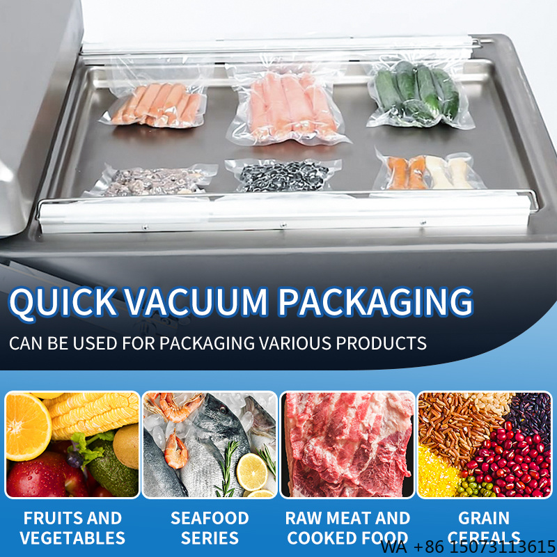 Meal Prep Vacuum Sealer - DZ-500 Ticari Vakum Makinesi Çift Bölmeli,