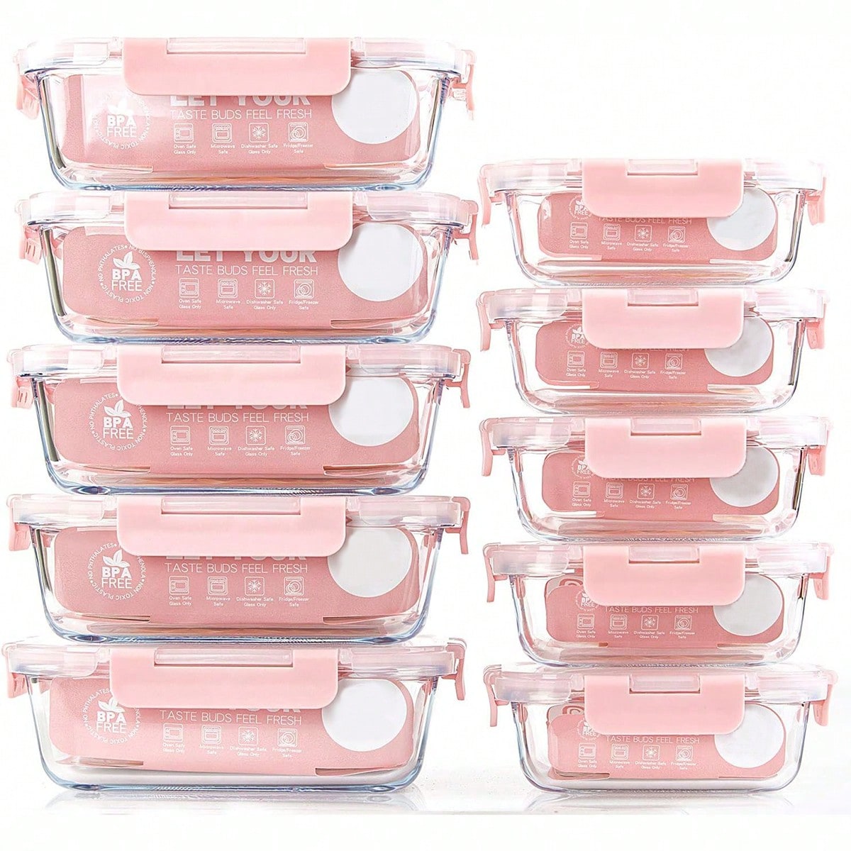 10'lu Paket Cam Yemek Hazırlık - Meal Prep Container incelemesi ve fiyatı