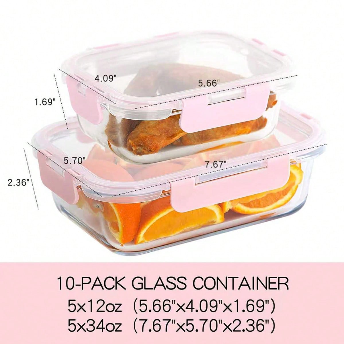 10'lu Paket Cam Yemek Hazırlık - Meal Prep Container incelemesi ve fiyatı