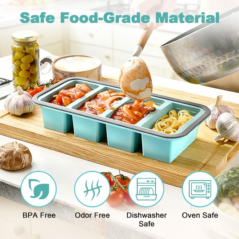 Kapaklı Silikon Dondurucu Kalı - Meal Prep Container incelemesi ve fiyatı