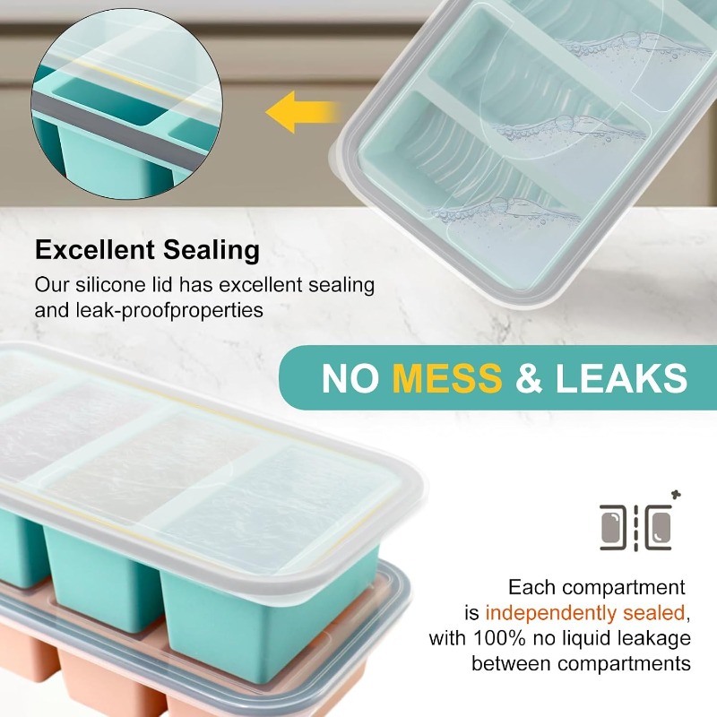 Kapaklı Silikon Dondurucu Kalı - Meal Prep Container incelemesi ve fiyatı