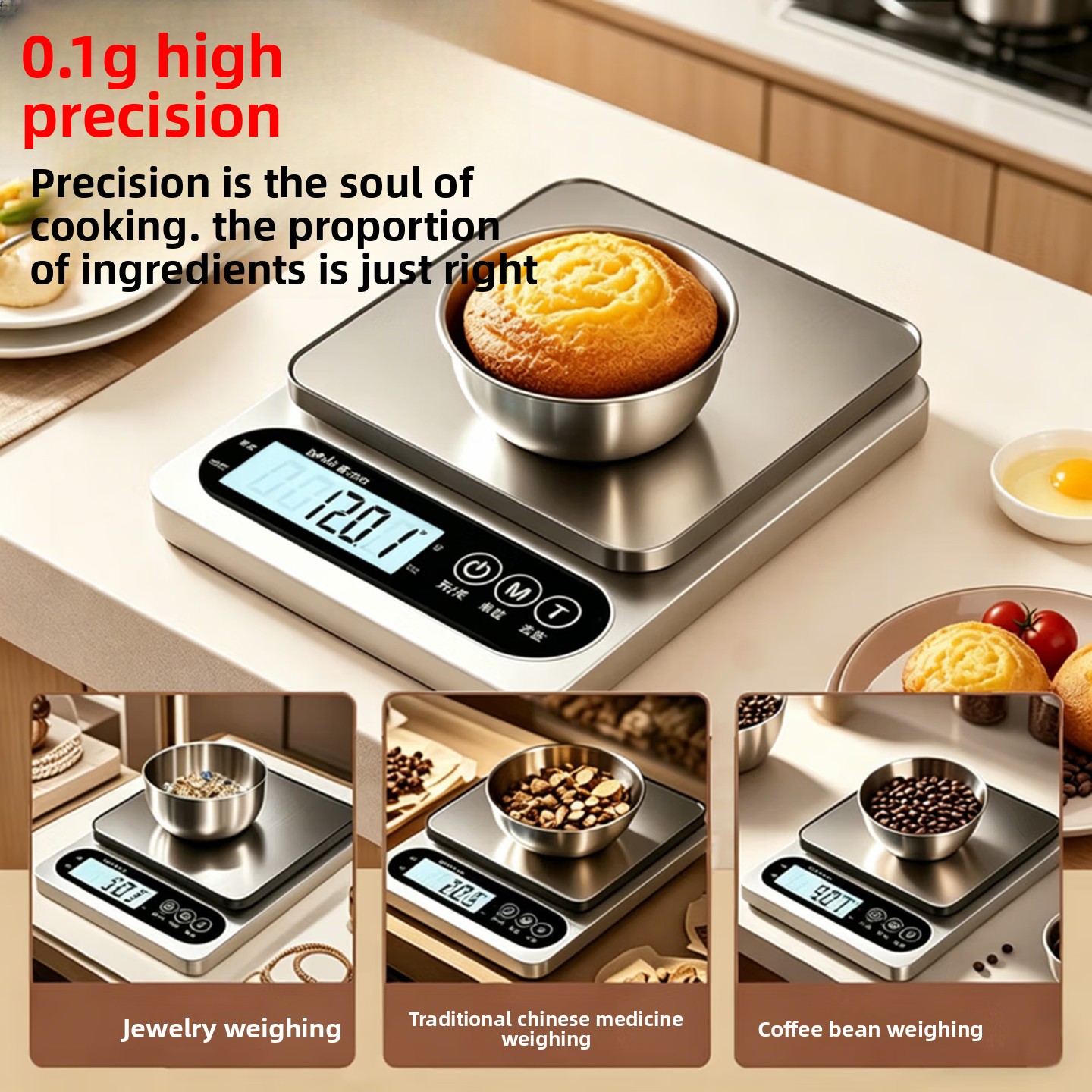 0.1g Yüksek Hassasiyetli Dijit - Portion Scale Digital incelemesi ve fiyatı