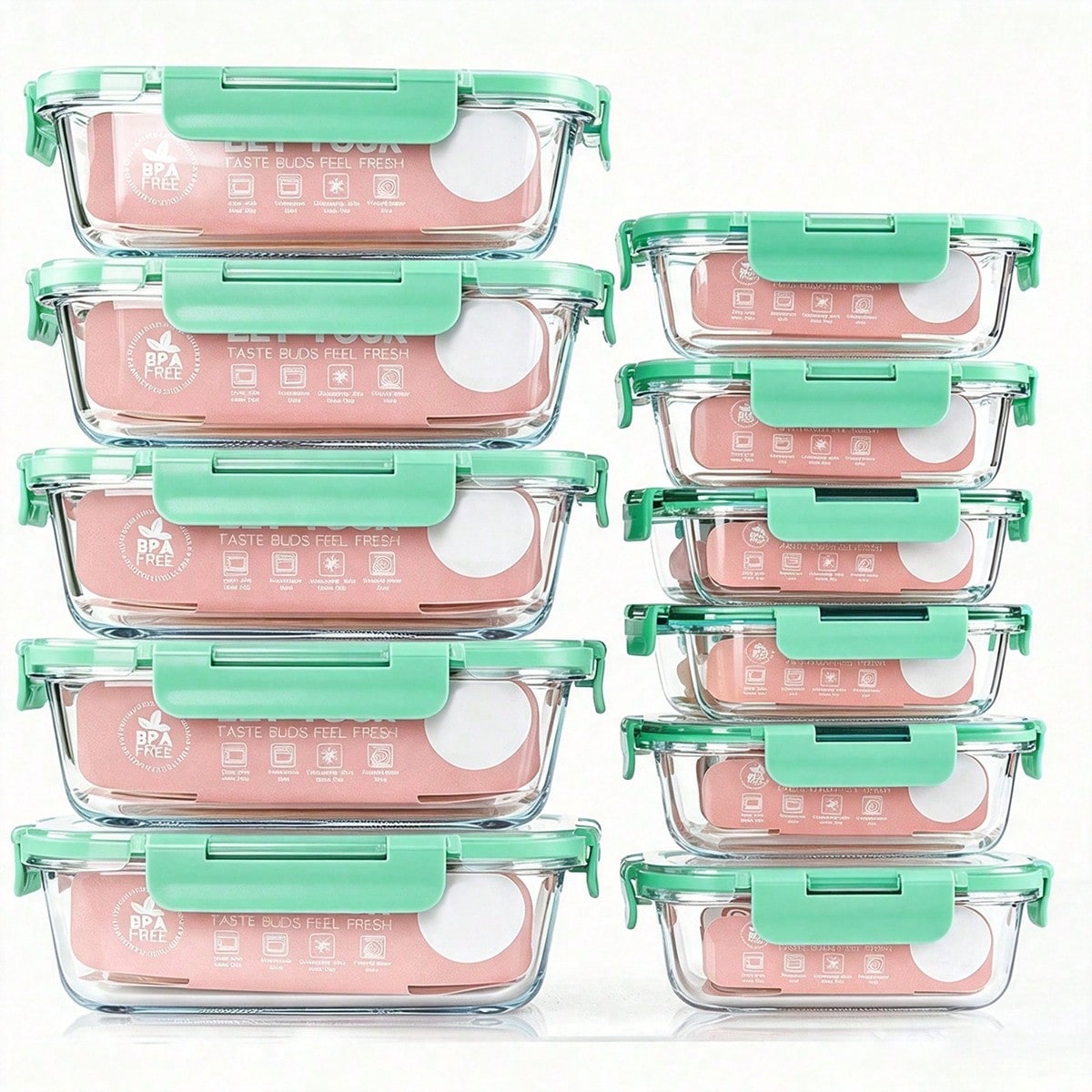 10'lu Paket Cam Yemek Hazırlık - Meal Prep Container incelemesi ve fiyatı