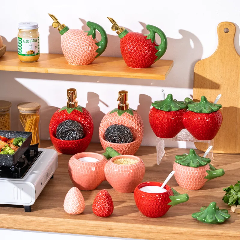 Avrupa Seramik Çilek Desenli Y - Herb Keeper Bottle incelemesi ve fiyatı