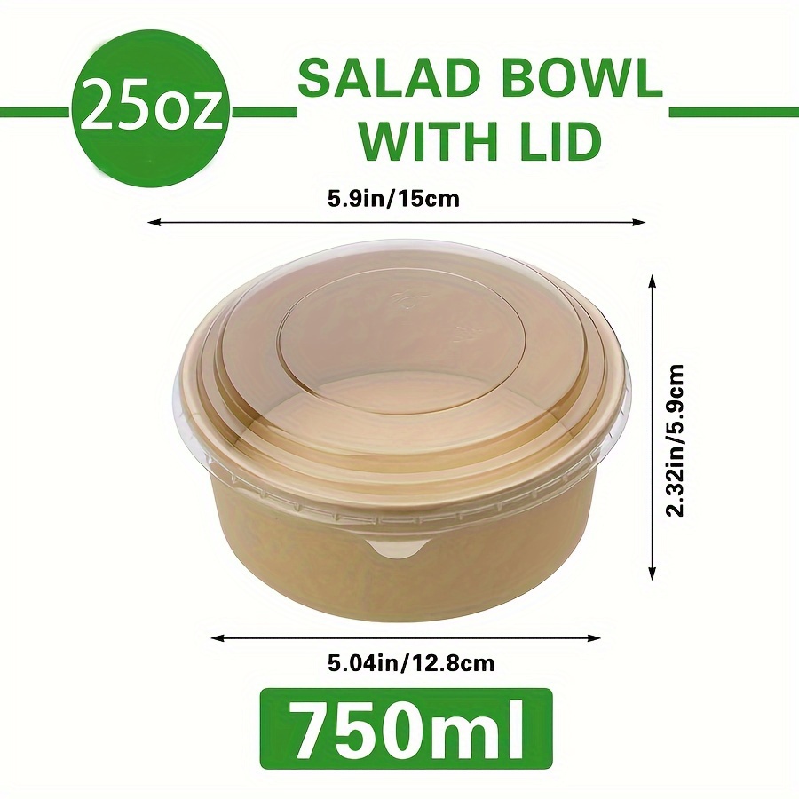 25Oz/750Ml 25/50'li Paket Kapa - Meal Prep Container incelemesi ve fiyatı