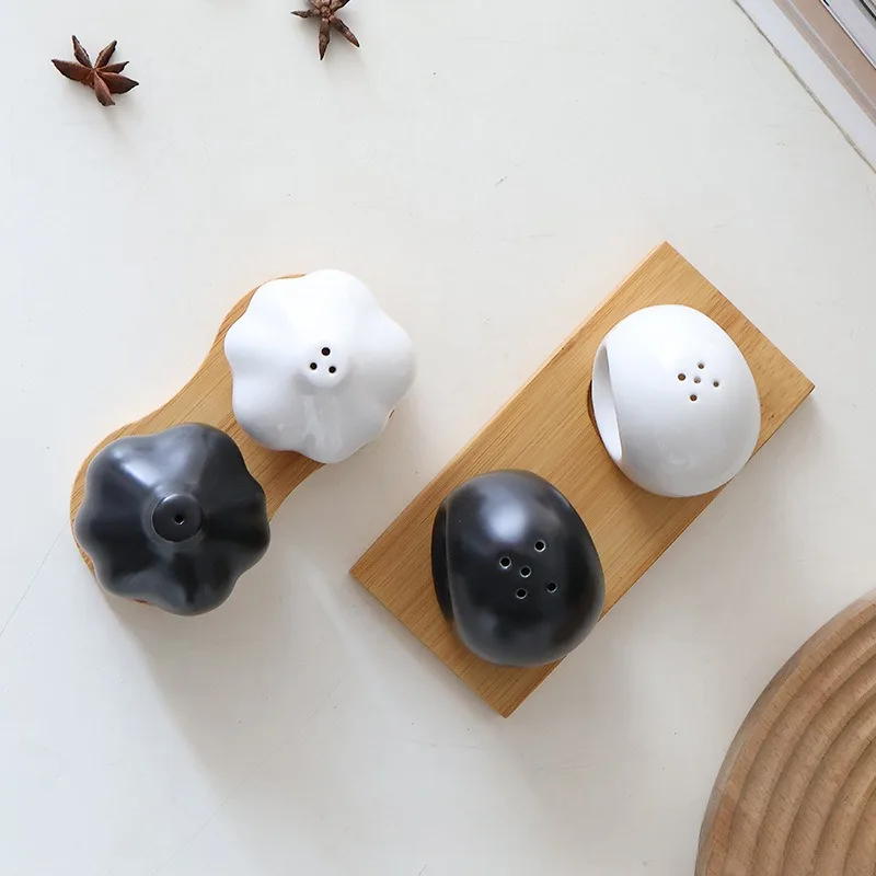 Japon Basit Siyah Beyaz Serami - Herb Keeper Bottle incelemesi ve fiyatı